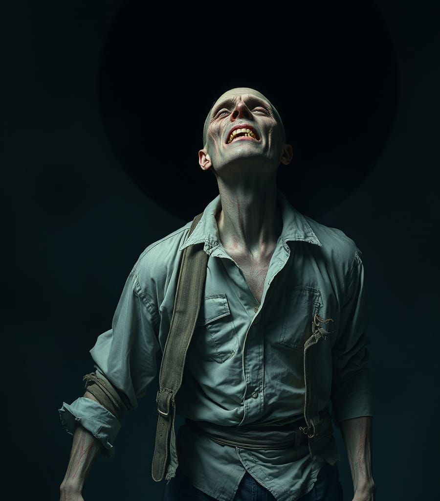 Abstract AI Generated Interpretation of Fear