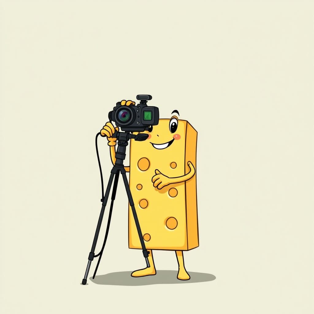 Swiss Cheese Photographer Smiles