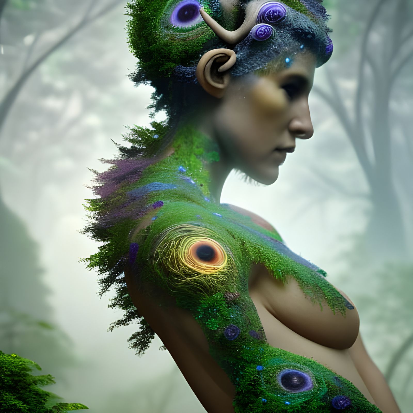 Utopian Dreamscape of Stars in Hyperrealistic Style