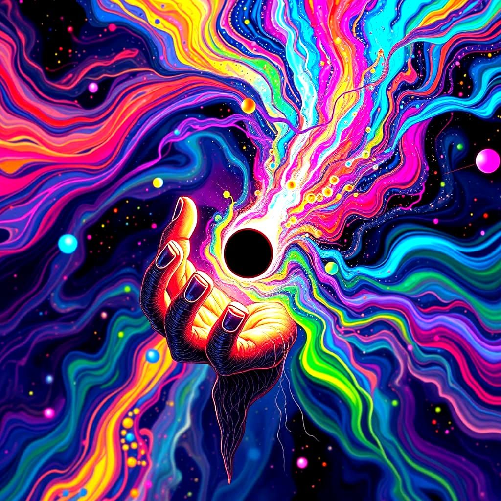 Benevolent Cosmic Entity Embodies Higher Dimensional Power