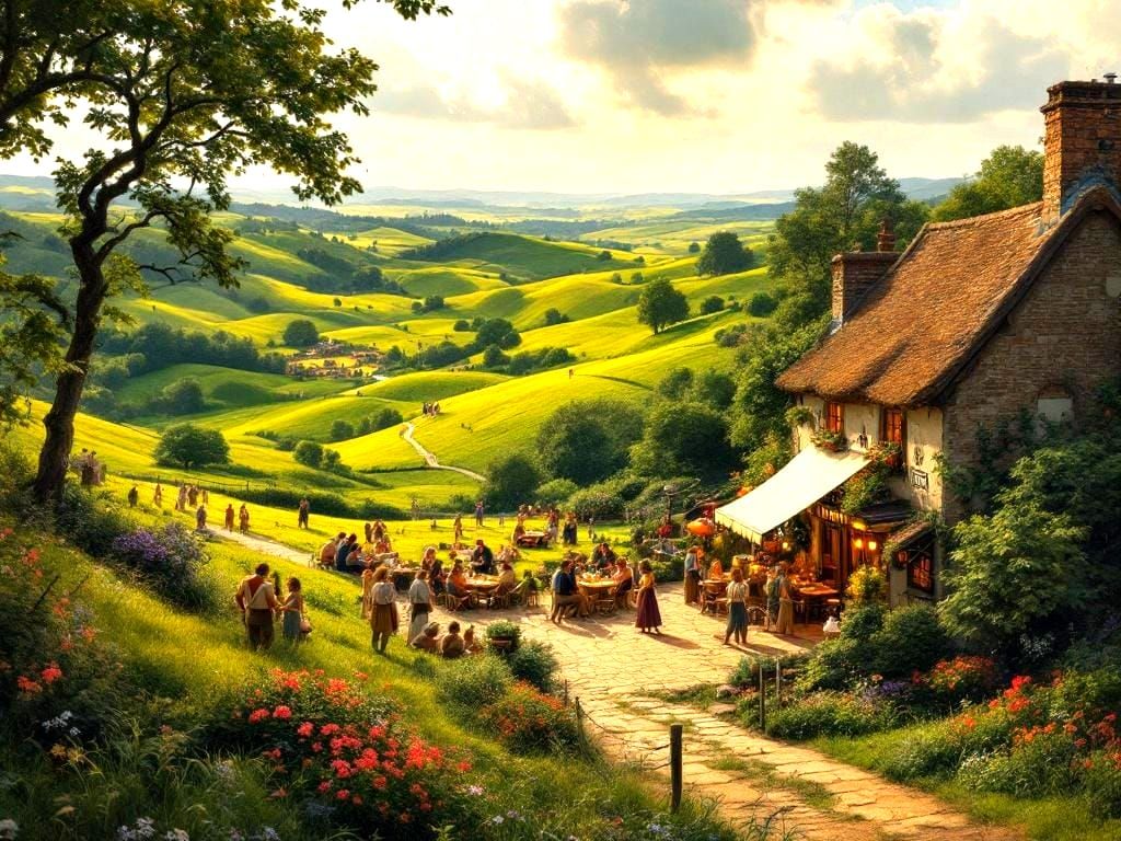 Shire Landscape: A Vibrant Village Celebration