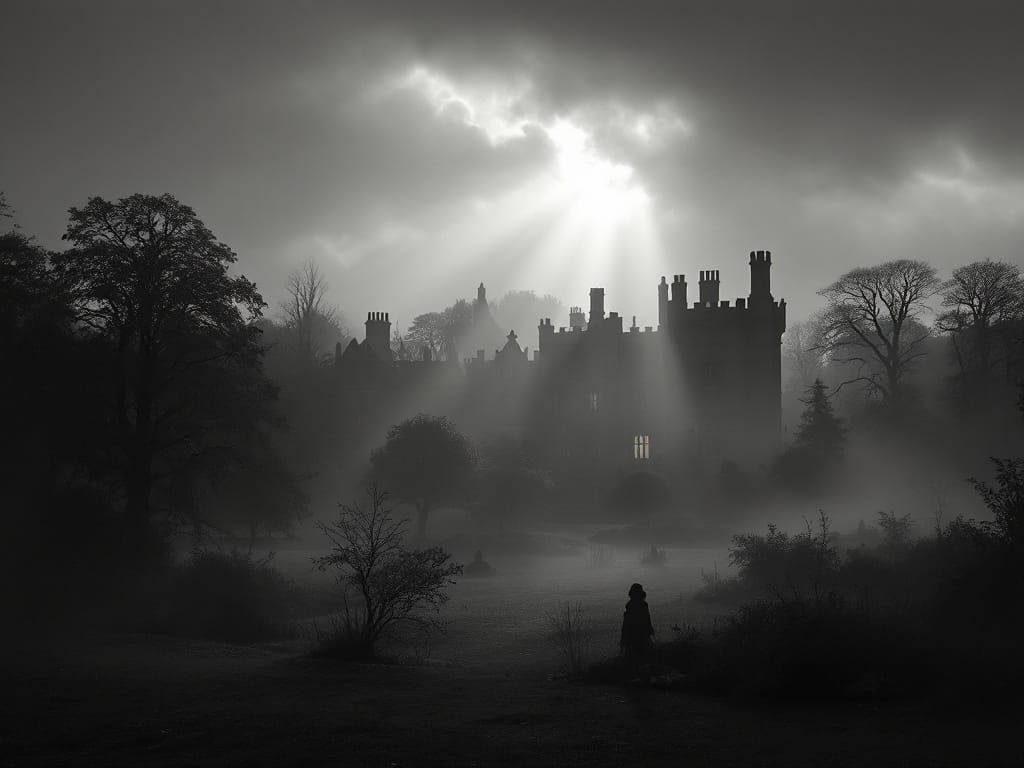 Mystical Dawn at Thornfield Hall