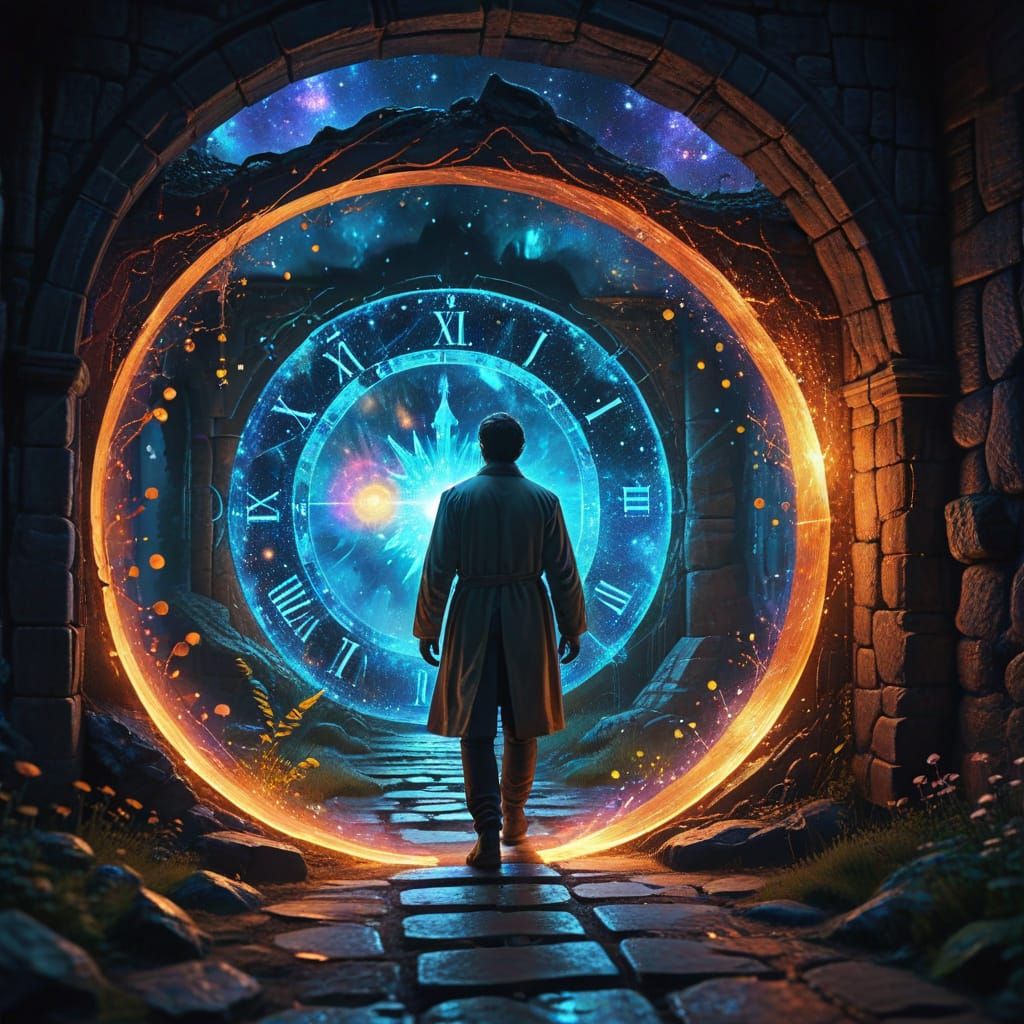 Cosmic Portal: Scientist's Medieval Time Travel