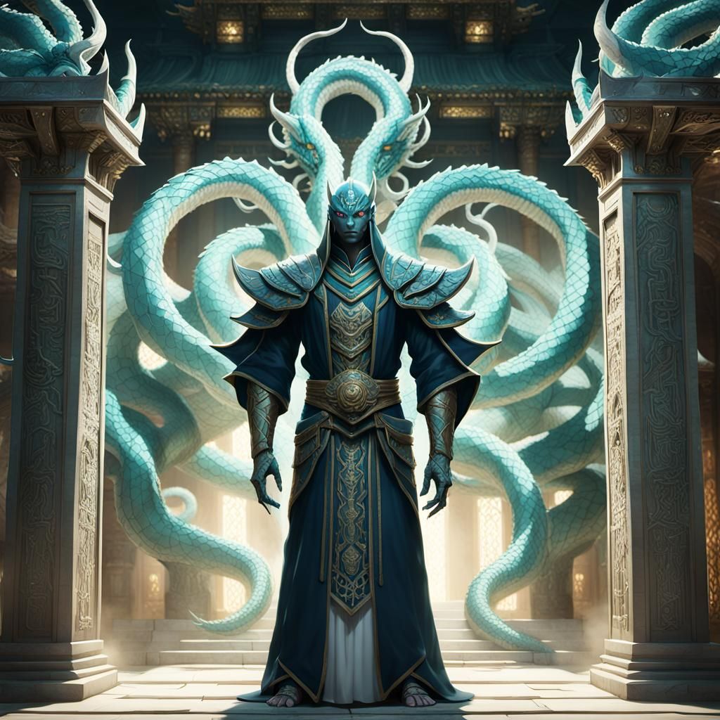 Multiheaded Hydra Cult Leader Seeking Divinity