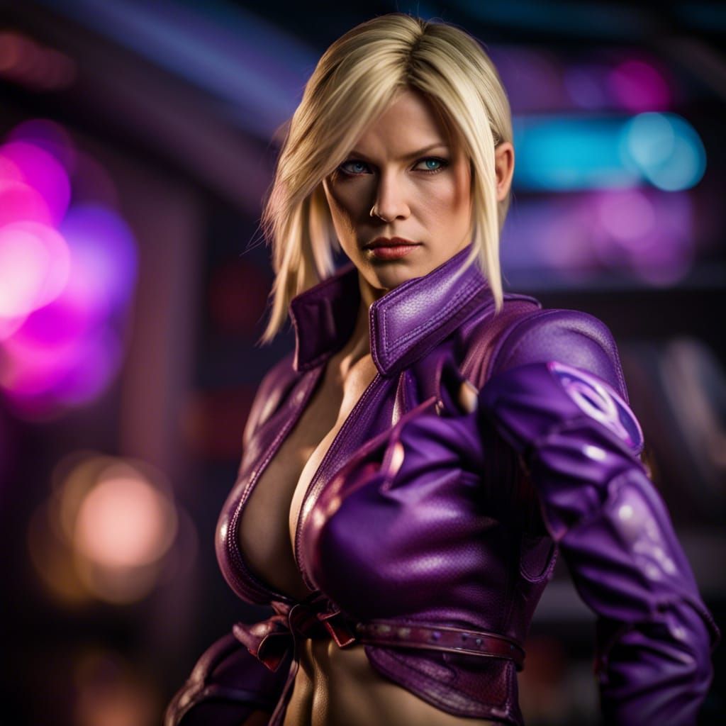Nina Williams Alluring Fight Pose in Professional Photo