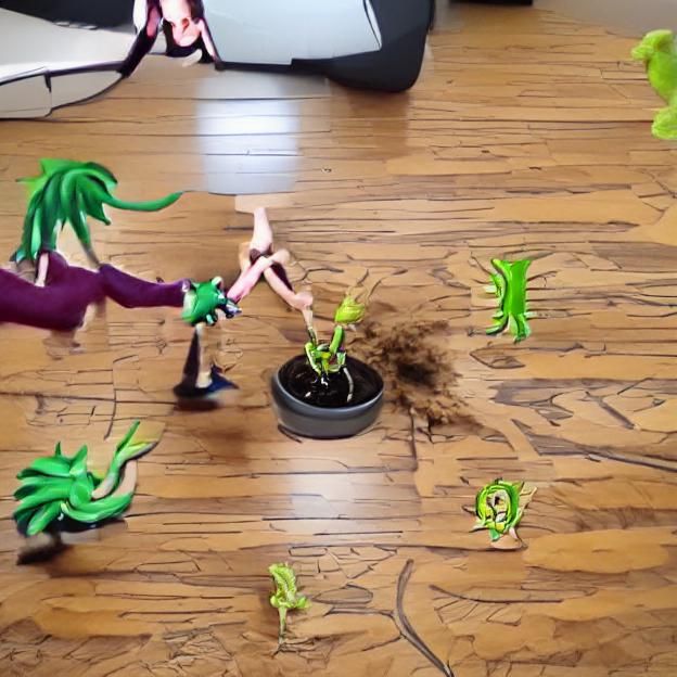 Plant Creatures Hive Inside House