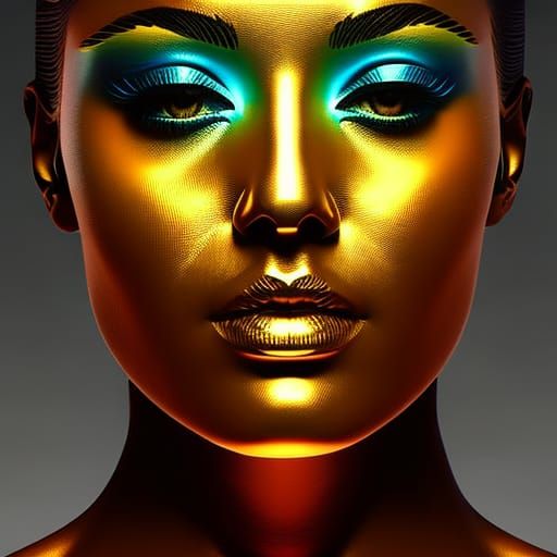 Goddess Psychoblast: Hyperrealistic Epic Masterpiece