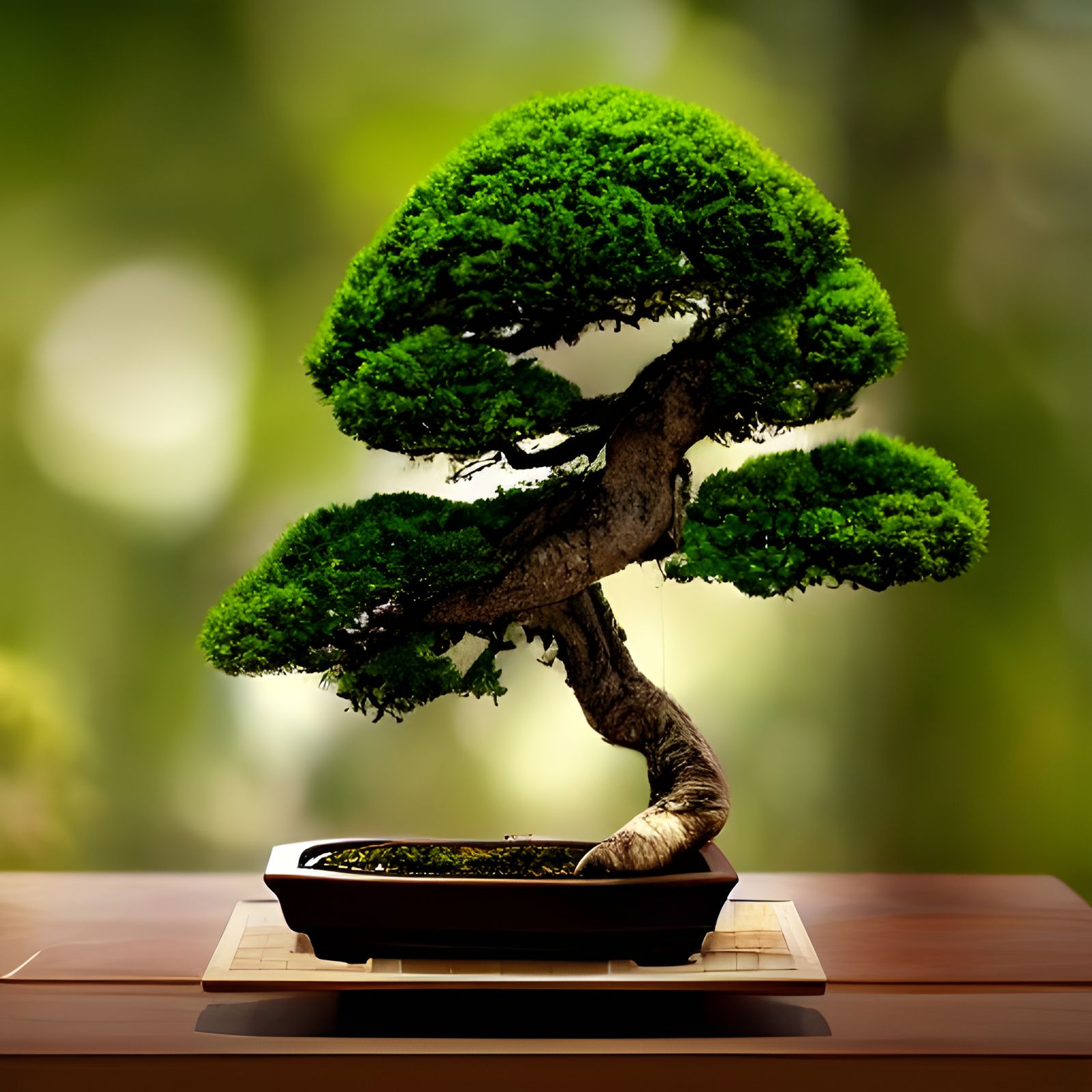 Bonsai Tree in Glass Orb: 8k Concept Art