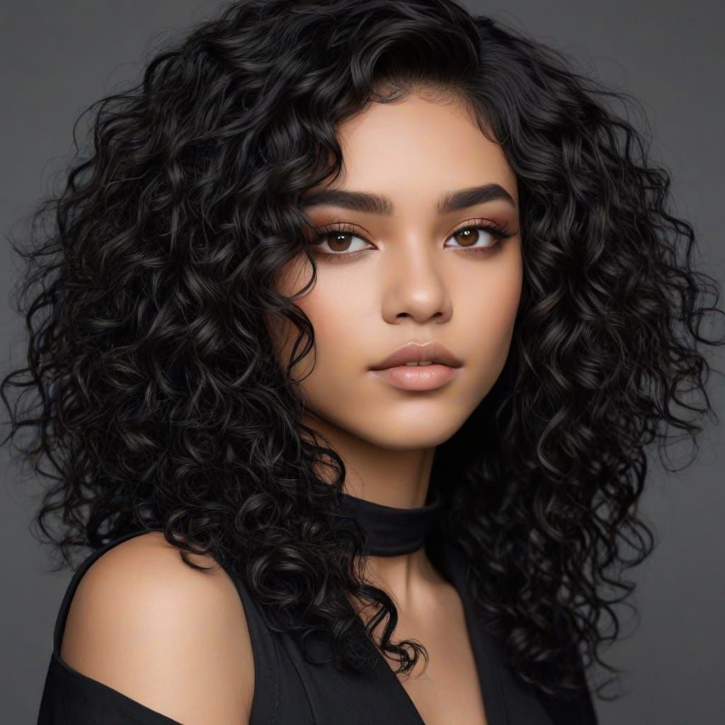 Gothic Fantasy Portrait of a Gender-Fluid Werecreature