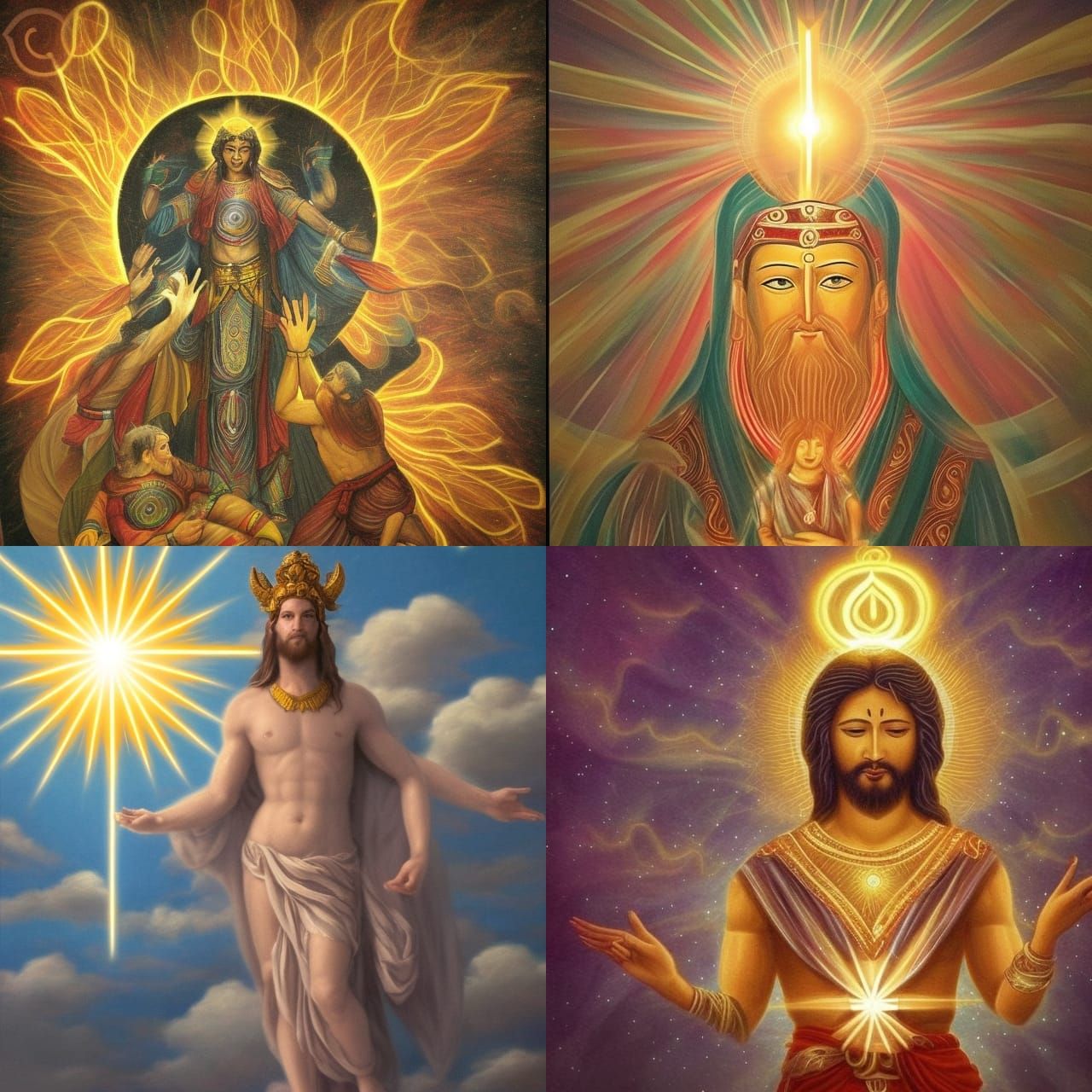 Radiant God of Light and Love