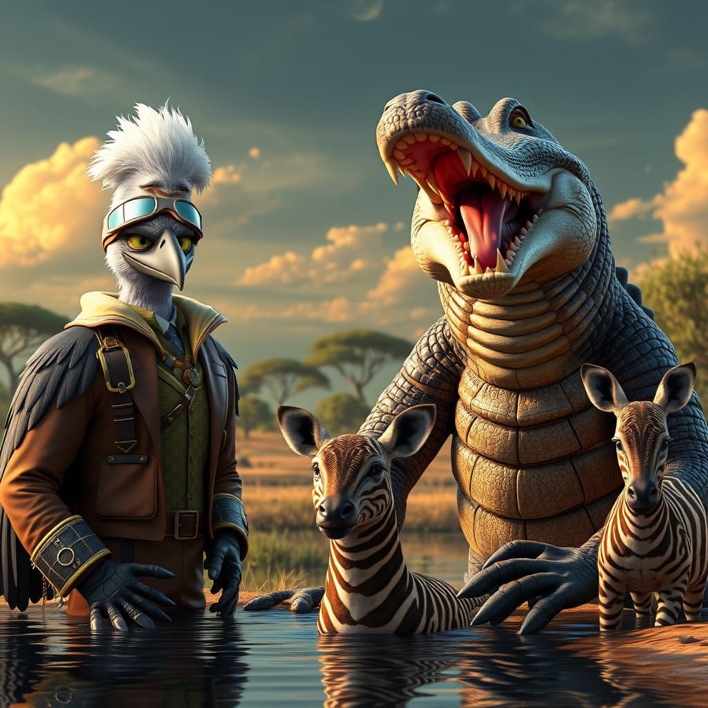 Super villains in the sahara