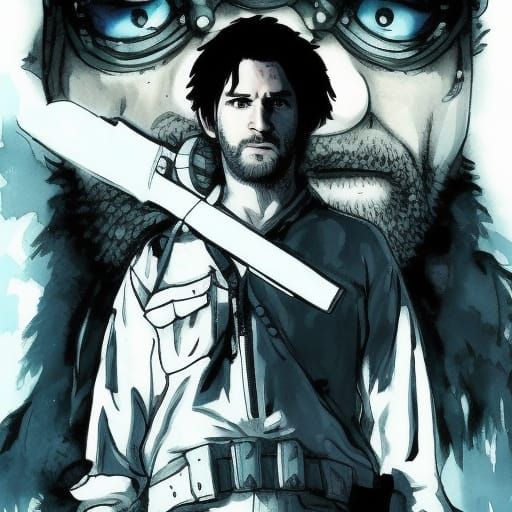 Tom Hardy as The Punisher in Anime Style
