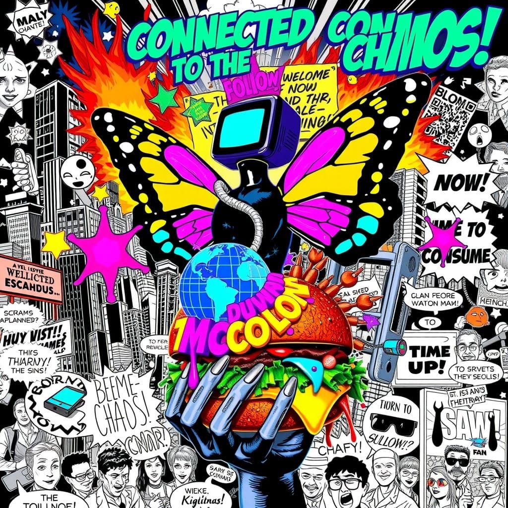 Dystopian Chaos in Pop Art