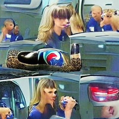 Photorealistic Portrait of a Woman with Soda