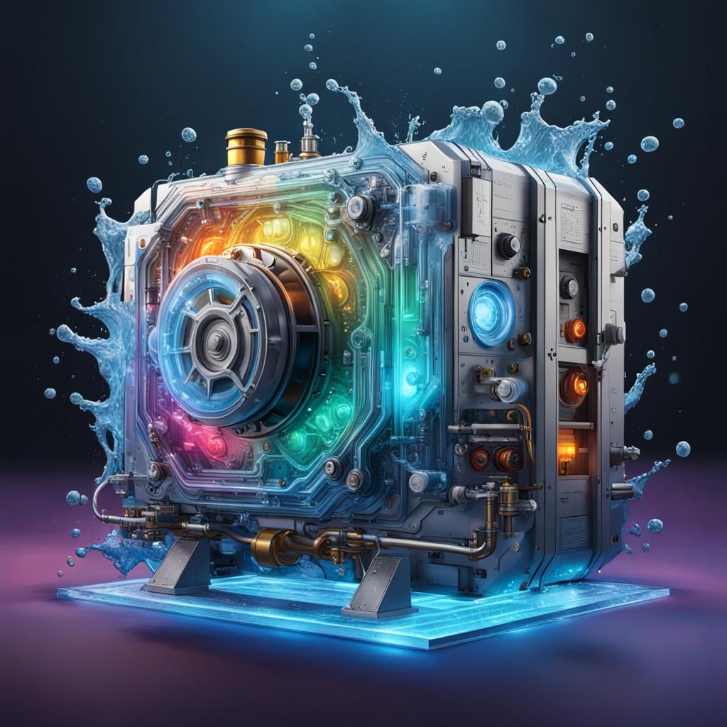 Hyperrealistic Cold Fusion Generator Concept Art