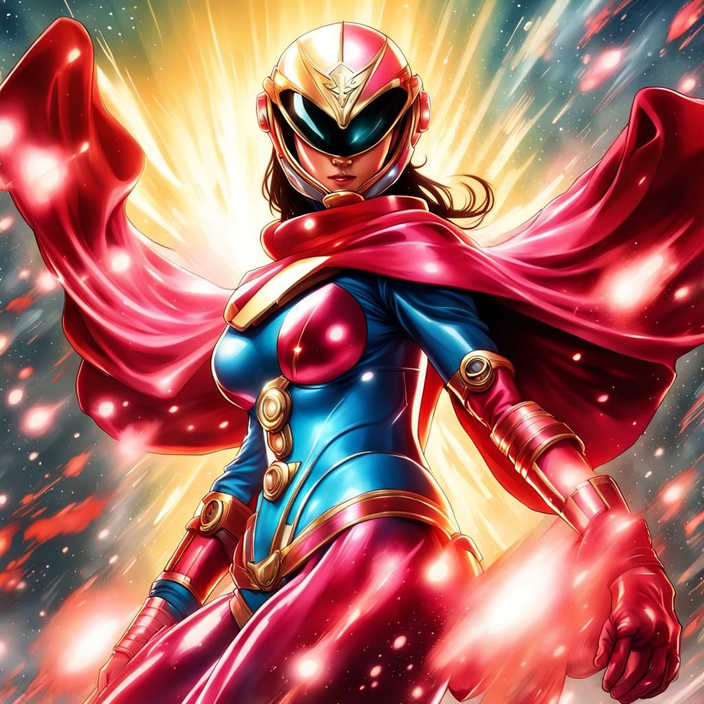 Guardian Super-Sentai Heroine in Stardust Explosion