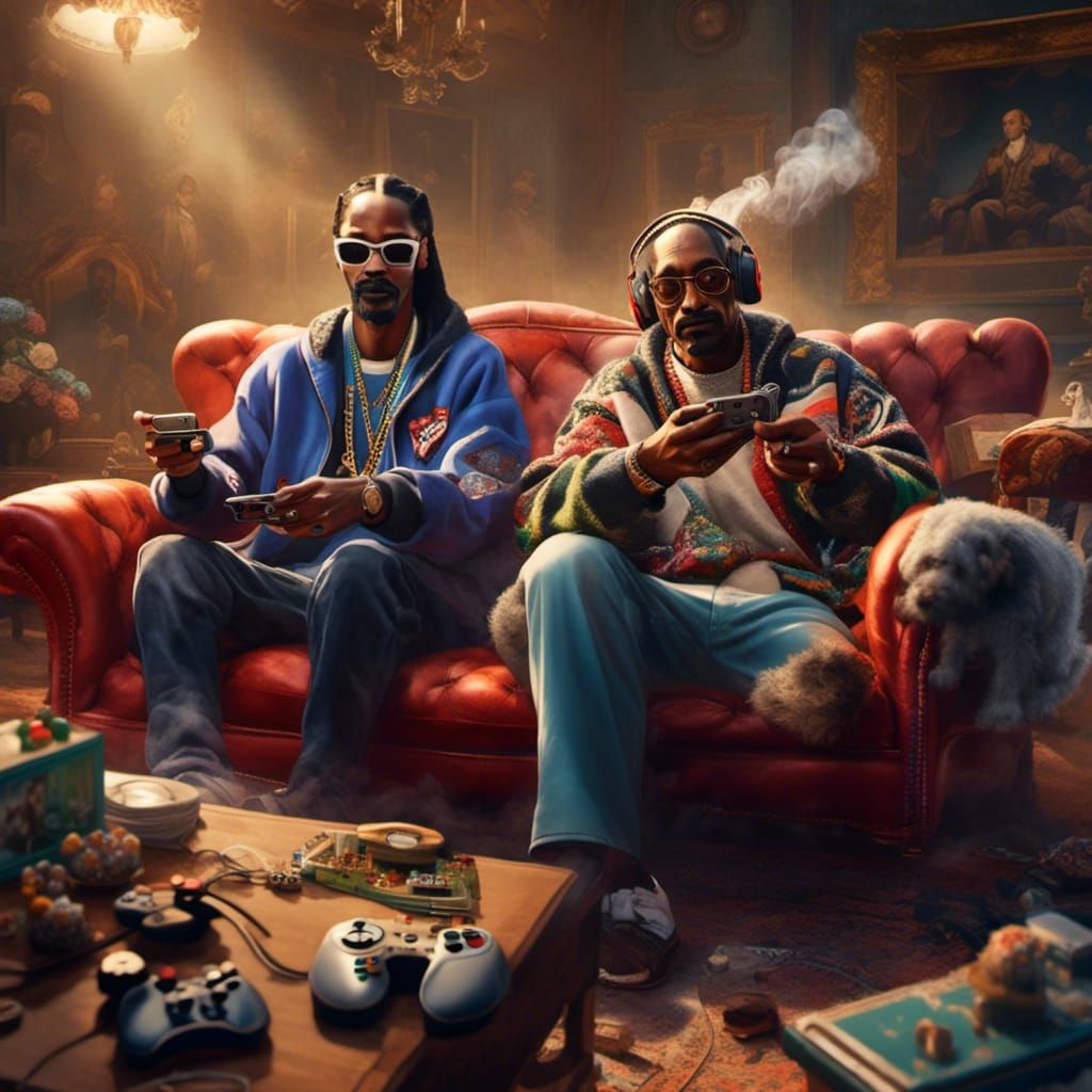 Snoop Dogg, Pope, and Einstein Play Video Games