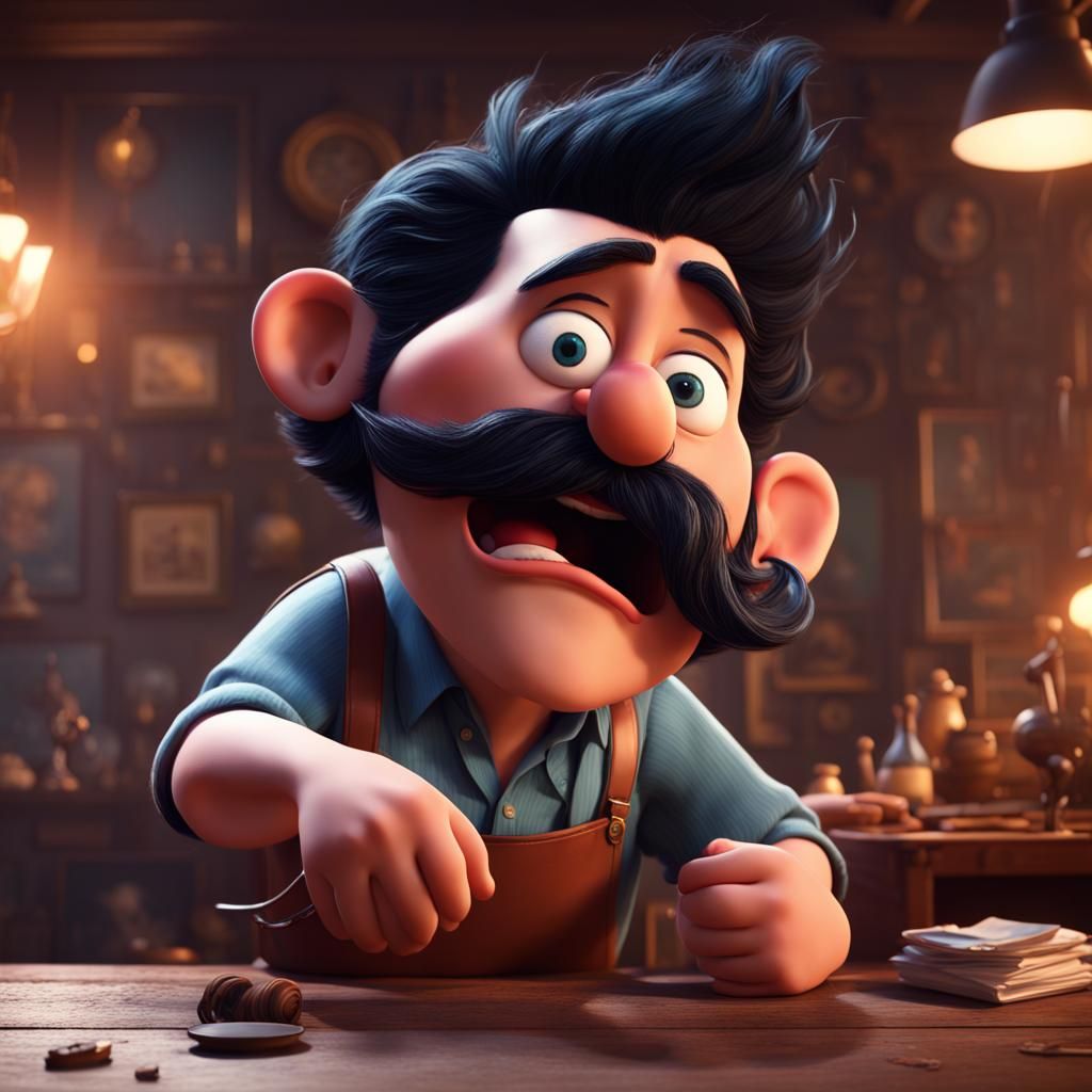 German Man Gets Smacked in Pixar Movie Style