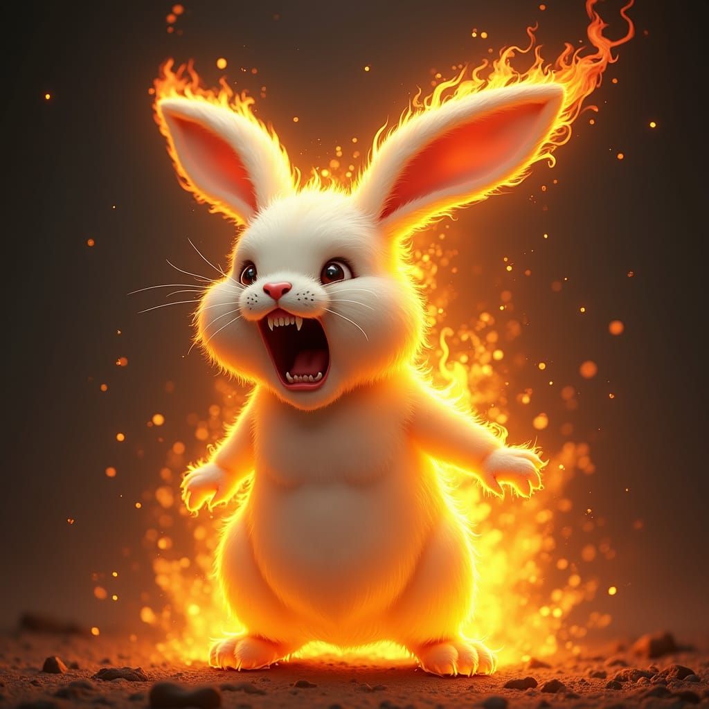 Fiery Furious Magic Bunny