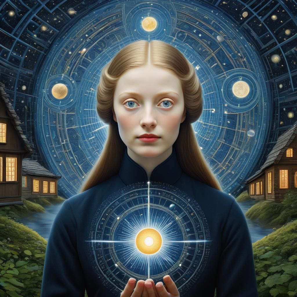 Infinite Consciousness in Dreamlike Digital Art Style