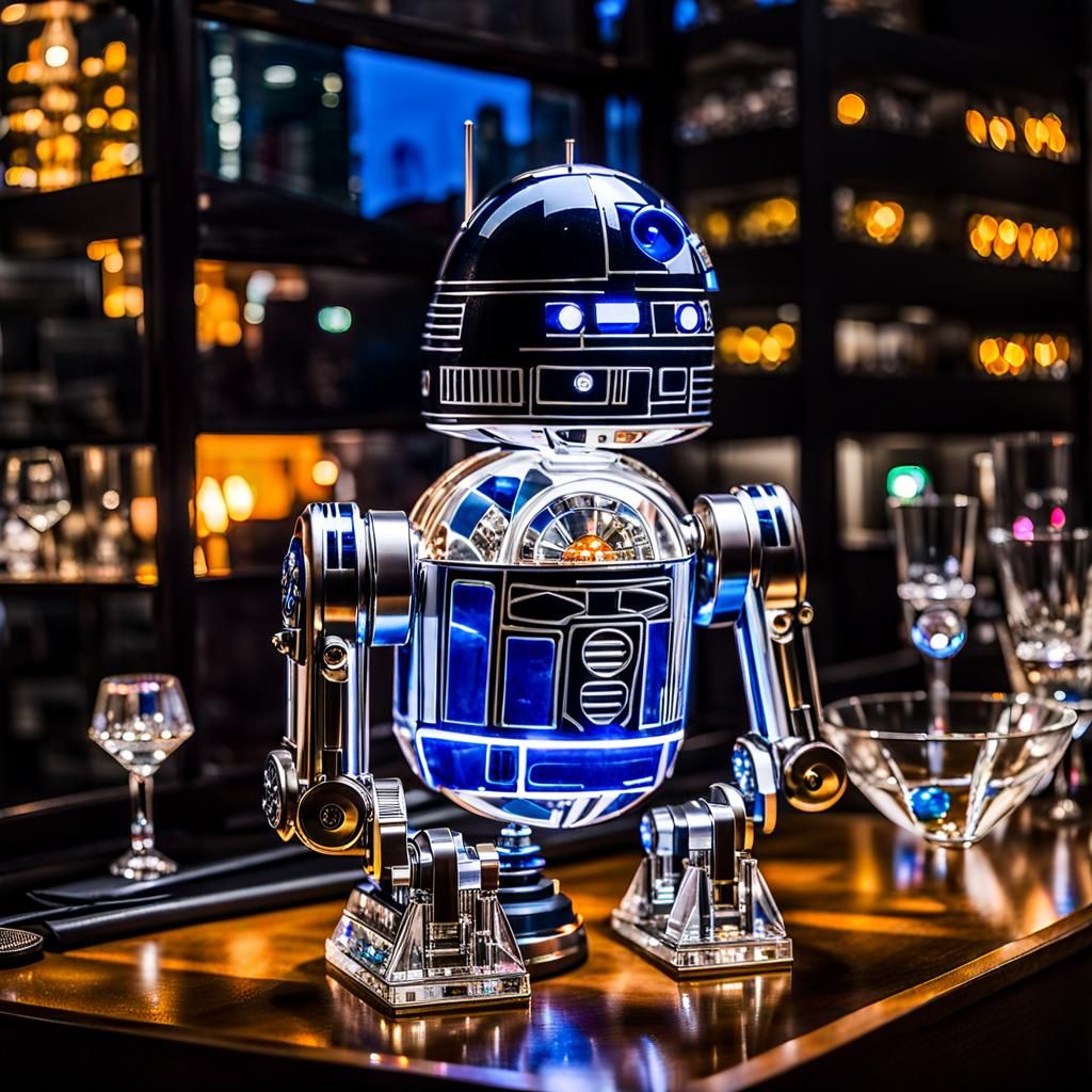Robot in a bar