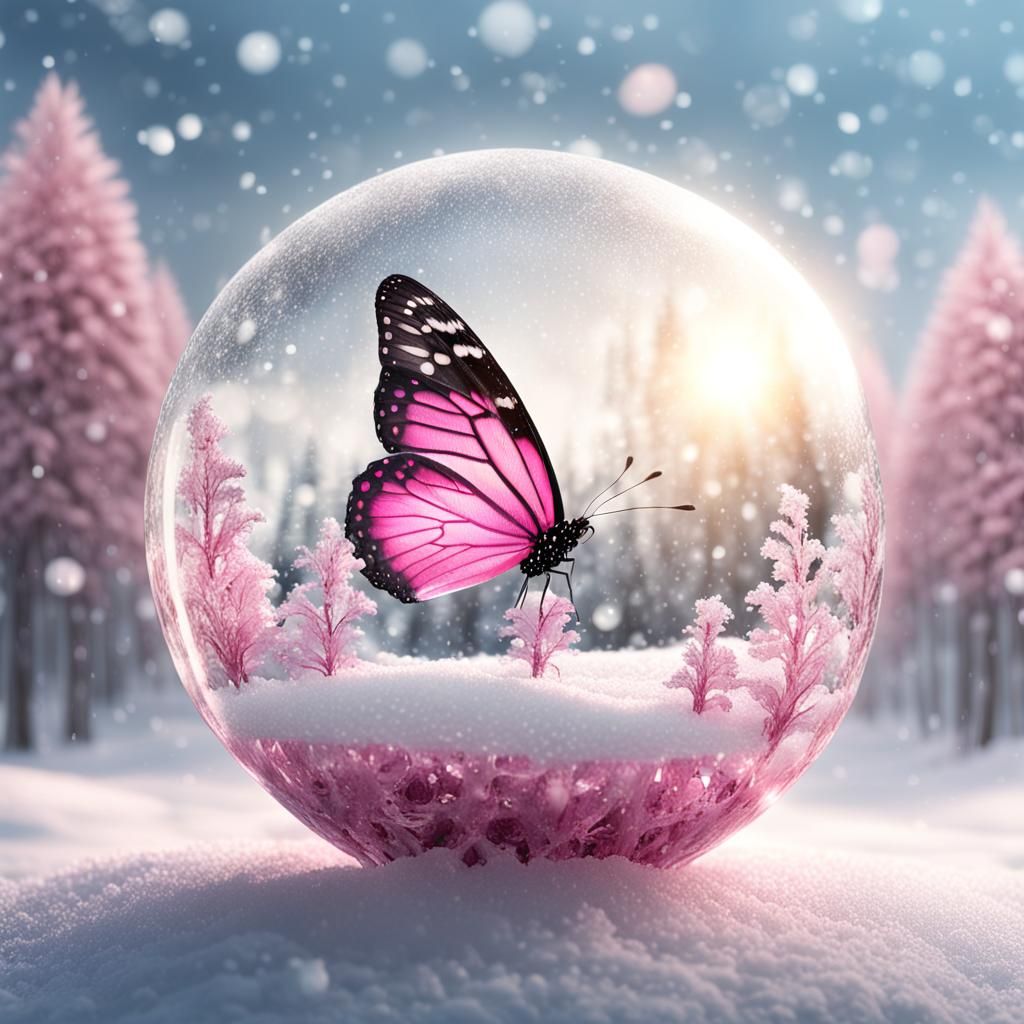 Winter butterfly