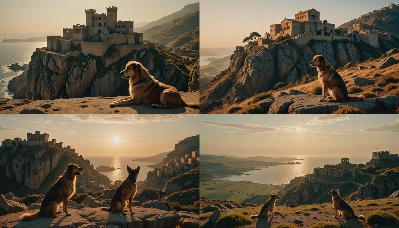 Ancient Ithaca Sunrise: A Melancholic Masterpiece