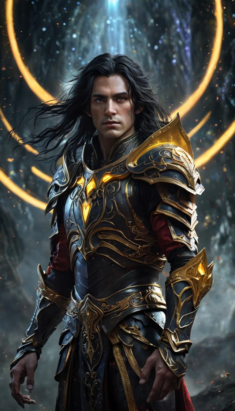 Mystical Elf in Royal Armor Concept Art