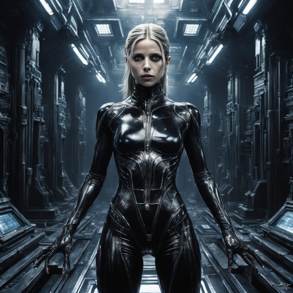 Buffy the Vampire Slayer in Sci-Fi Bodysuit