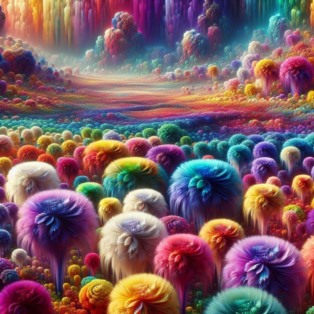 LGBTQ Pride: Alternate Universe Floral Landscape