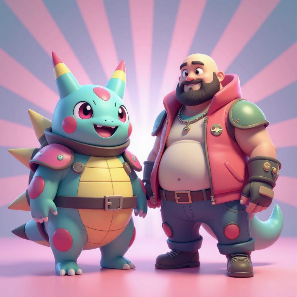 Pastel Pokemon Cosplay with Bug and Dragon Features