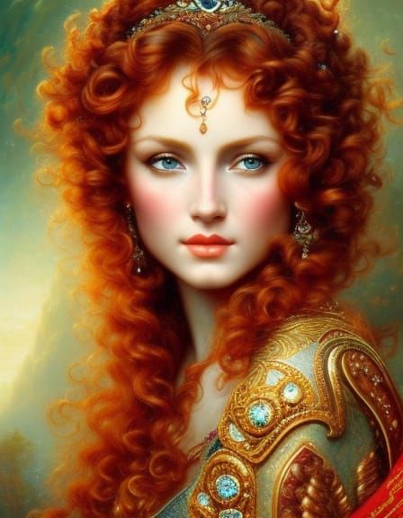 Goddess Artio Portrait in Hyperrealistic Digital Art