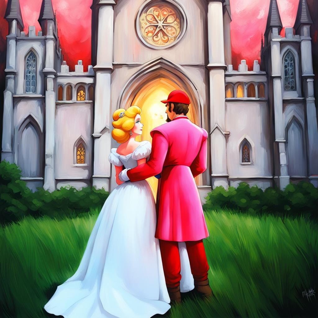 Super Mario and Princess Peach Wedding