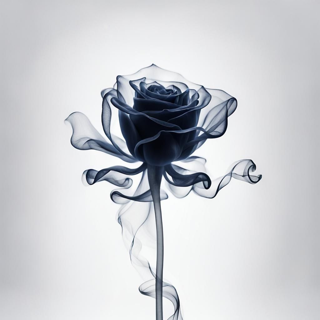 Ethereal Smoke Ghost in Digital Art Style