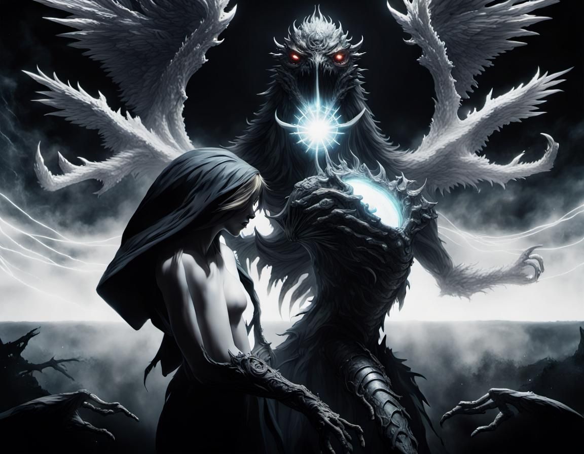 Chaotic Supernatural Battle Royale in Space