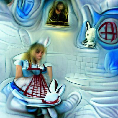 Alice in Wonderland: Overgrown in the Rabbit Hole