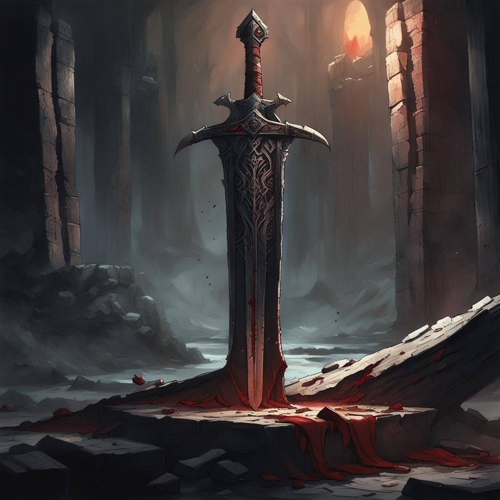 Grimdark Greatsword Forged from Executioner Blades