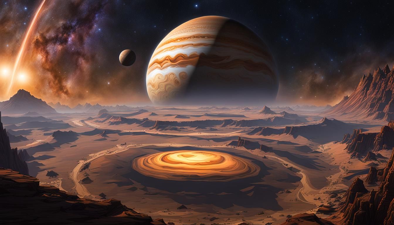 Realistic AI Image of Planet Jupiter