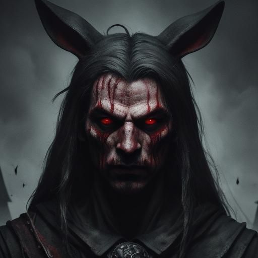 Krol' the Rabbit: Dark Fantasy Butcher in Expressionist Styl...