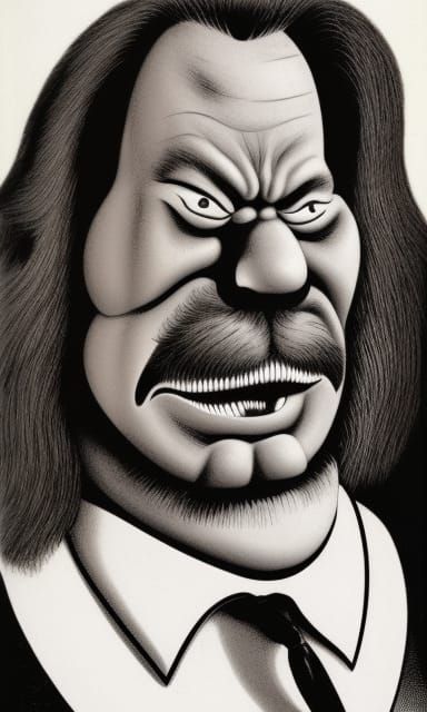 Basil Wolverton Paints Worf: Ugliest Worf Ever