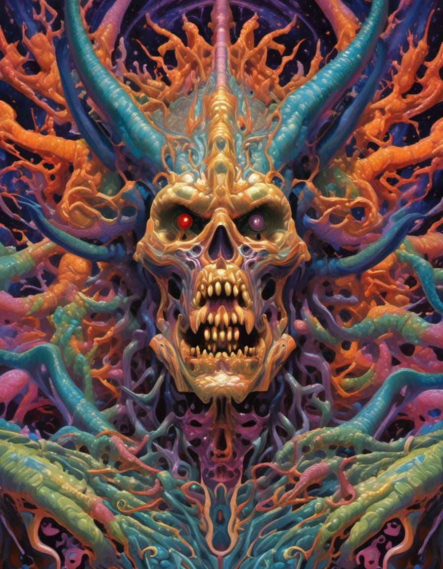 Frightening Translucent Elder God of Cosmic Horror