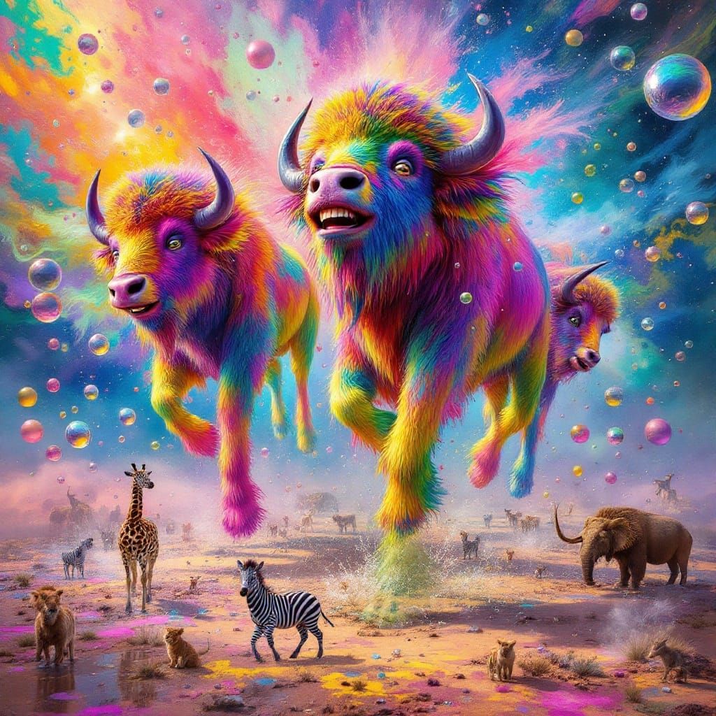 Euphoric Dreamscapes in Vibrant Colors