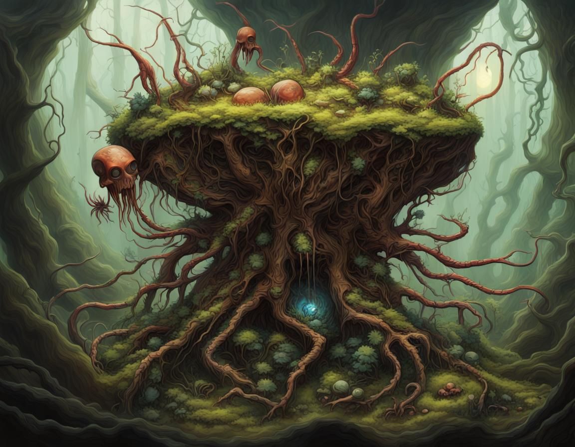 Primordial Alien Life in a Terrarium