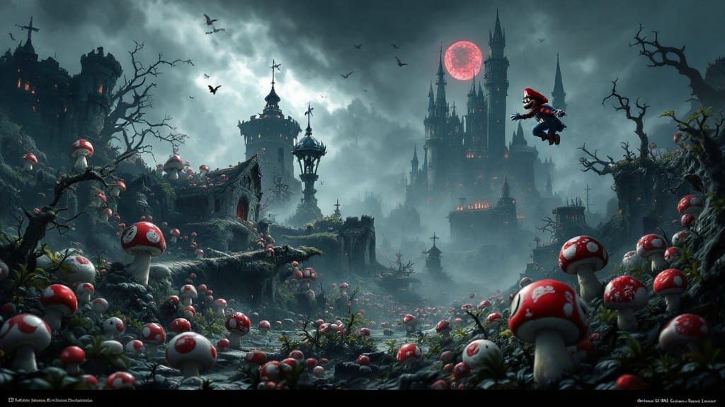 Dark Souls Mario: A Grim, Twisted Mushroom Kingdom
