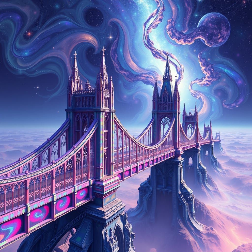 Ethereal Gothic Bridge to the Astral Realm