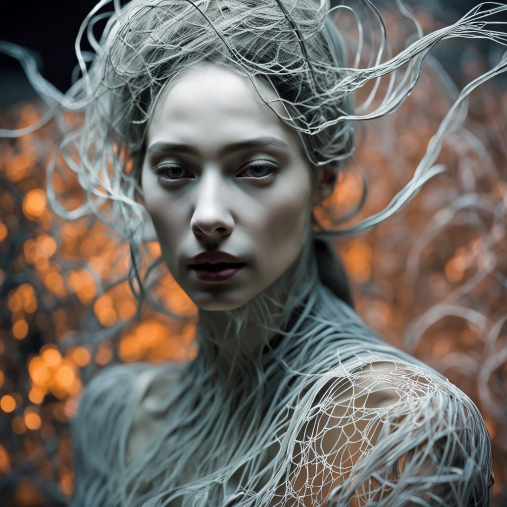 Surreal Underwater Garden Party with Whimsical Creatures