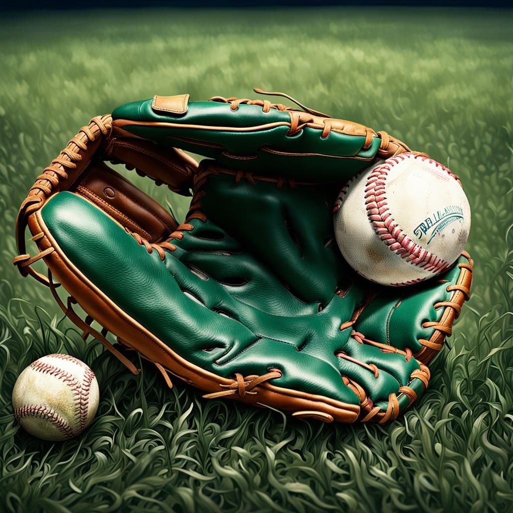 An old baseball glove