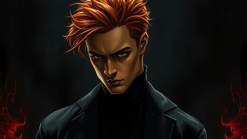 Dark, Handsome Devil with Piercing Eyes