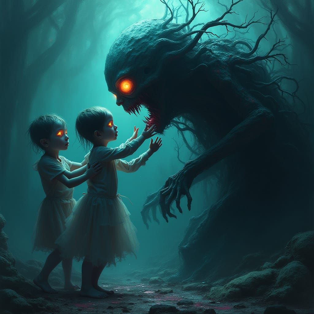 Distorted Innocence in Dark, Fantastical Worlds