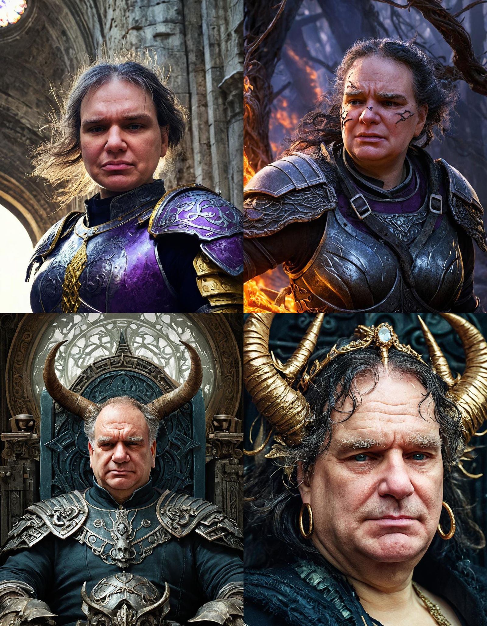 Troll Portrait in Dark Fantasy Style